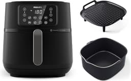 Philips Airfryer Connected 5000 Series - HD9285/96 - 7,2 liter (XXL) - Heteluchtfriteuse - 16 programma's - Quickclean Met bakvorm & grillplaat — thumbnail 1