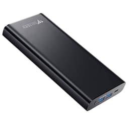 Voltero S25 - 26.800mAh powerbank - 100W Snellader - USB, USB-C - Airport/Vliegtuig Proof - Voor laptop, MacBook, Apple iPhone, Samsung Galaxy, Chromebook - Zwart — thumbnail 1