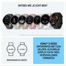 Garmin Venu 3s - Smartwatch - AMOLED-Scherm - 41mm - Ivory — thumbnail 7