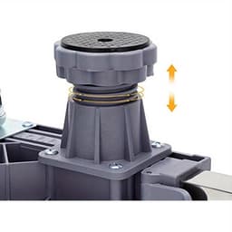 Verstelbare Wasmachine Standaard 40–68 cm – Universeel Onderstel voor Wasmachine, Droger en Koelkast — thumbnail 4