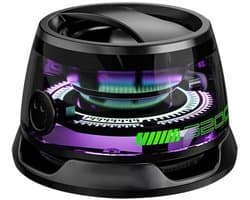 carmdering - Magnetische Bluetooth Luidspreker -draadloze Bluetooth Mini Speaker - Draagbare Speaker - Mini Audio Systeem - Bluetooth 5.3 Connectiviteit - Sterke Magnetische Houder - Duurzaam ABS Materiaal - Ideaal Voor Outdoor Reizen - 1 Stuk