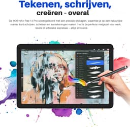 HOTWAV Pad 13 Pro - Tablet met toetsenbord + muis + stylus - Android-tablet - 10,1 inch - 120 Hz verversingssnelheid - 12+256 GB RAM/ROM - 6580 mAh-batterij - 13 MP-camera - 4G dual-sim - gezichtsherkenning - groen — thumbnail 7