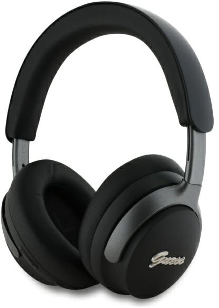 Guess Bluetooth ANC Headphones Metal Script Logo - Zwart — afbeelding 1