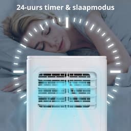 UFTA Mobiele Airconditioner - Luchtkoeler - Ventilatoren - 2,05 kW - 7000 BTU - Ruimtevaartformaat tot 54 m3 (18 ㎡ ) - Wit — thumbnail 4
