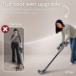 Vesora® 3-in-1 Steelstofzuiger Draadloos zonder Zak - BASIC - Draadloze Stofzuiger - Kruimeldief Snoerloos - Vacuum Cleaner - Handstofzuiger - Stofzuiger Steel met Hepa Filter - Stofzuiger Huisdieren - Zakloze Stofzuiger — thumbnail 13