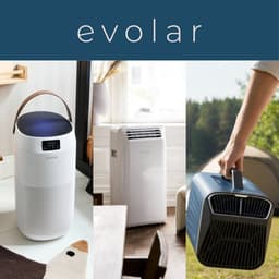 Evolar Mobiele Airco - Caravan / Camping / Tent - Koelen & Verwarmen - 5200 BTU - Mini Airco - EVO-CA05CHBL — thumbnail 9