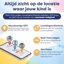 AngelTech Ultra GPS Horloge Kind Met Simkaart 4G – SOS knop – Smartwatch Kinderen – Whatsapp - HD Camera en Videobellen – Smartwatch Kind – GPS Tracker Kind – Smartwatch Kids - Elke polsmaat – Roze — thumbnail 2