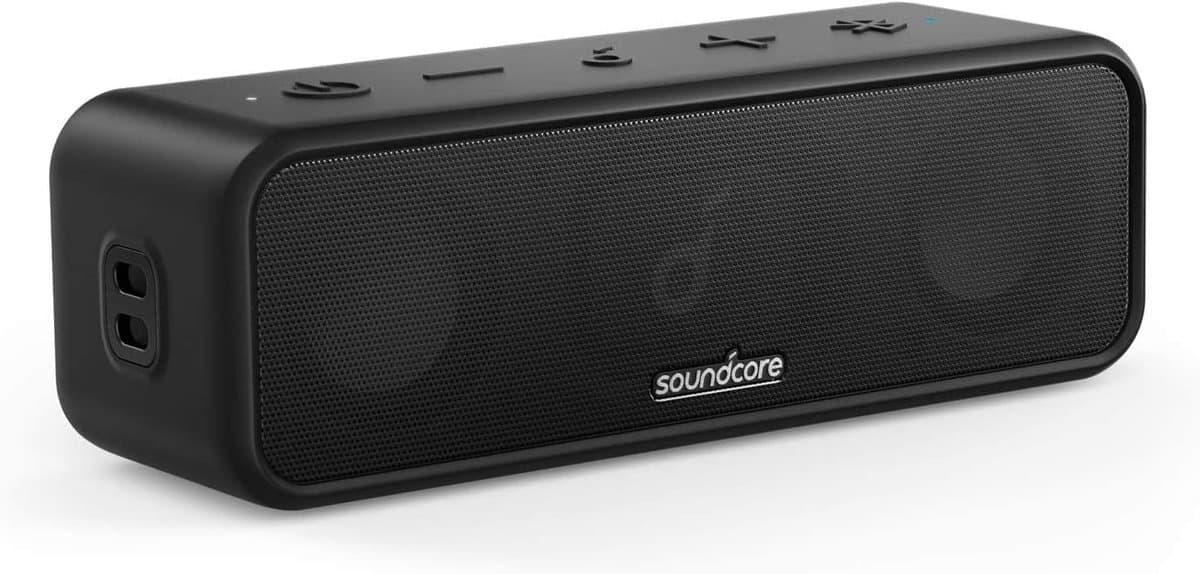 Soundcore 3 Portable Bluetooth Speaker Zwart — afbeelding 1