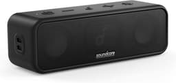 Soundcore 3 Portable Bluetooth Speaker Zwart — thumbnail 1