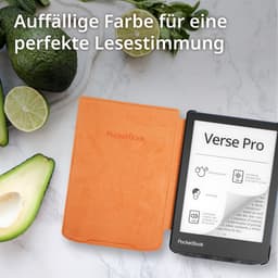 PocketBook Verse Pro Azure e-reader – Inclusief Oranje Hoesje (shell cover) – Voordeelbundel — thumbnail 6