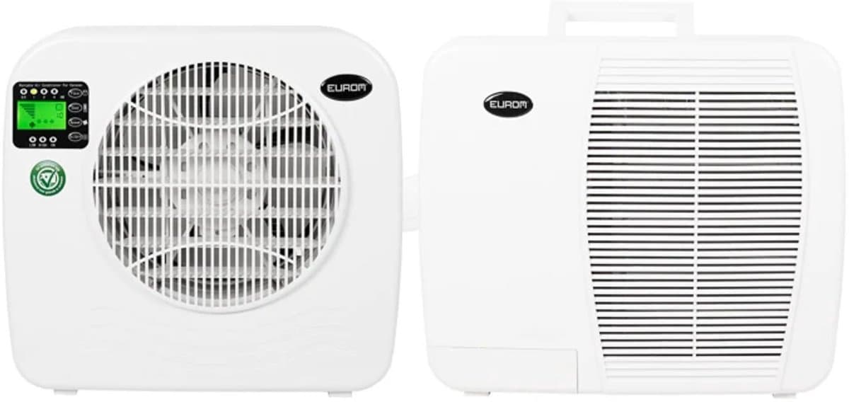 Eurom AC3201E E – Caravan Airco – 3200 BTU – Voor Ruimtes tot 21 m³ – Met Timer – 22 kg — afbeelding 1