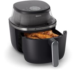 Philips 3000 Series Airfryer - NA331/00 - Kijkvenster - RapidAir Plus - 6.2L - Tot 5 Personen - Zwart — thumbnail 2
