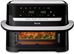 Tefal Dual Easy Fry Flex EY9228 - Airfryer - 9L - Flexibele Functie - Voor Grote Gezinnen - Zwart — thumbnail 12