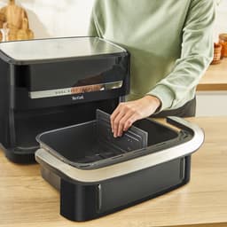 Tefal Dual Easy Fry Flex EY9228 - Airfryer - 9L - Flexibele Functie - Voor Grote Gezinnen - Zwart — thumbnail 13