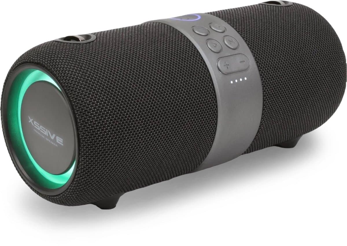 Xssive BSP05 Premium Bluetooth Speaker - 30W Vermogen - IPX6 Waterdicht - TWS Technologie - RGB Verlichting - Powerbank Functie - Zwart — afbeelding 1