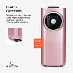 Klarstein mobiele airconditioner met luchtafvoerslang, 5-in-1 airconditioner, ventilator, luchtontvochtiger, luchtreiniger & nachtmodus, app-bediening, kleine & draagbare airconditioner voor thuis & op kantoor, 12000 BTU,4 kW voor 59 m² 50 dB — thumbnail 13