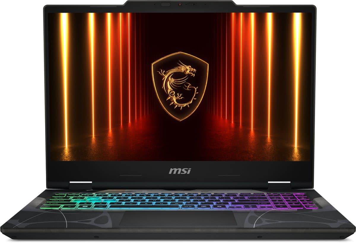 MSI Cyborg 15 B13WFKG-806NL RTX 5060 16G 512GB SSD - Gaming-laptop - QWERTY-toetsenbord — afbeelding 1