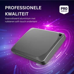 CLVP® Harde Schijf Extern - Draagbare - 1TB Opslag - Zwart — thumbnail 4