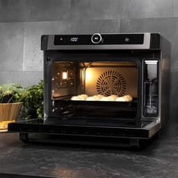 MMP® Stoomoven - Zwart - 60cm x 56cm x 52cm — thumbnail 7