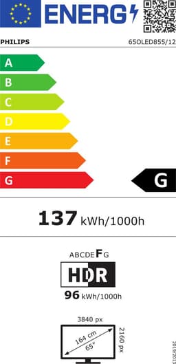 Philips 65OLED855/12 - 65 inch - 4K OLED - 2020 — thumbnail 2