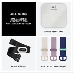 Garmin Vivoactive 5 - Sporthorloge - AMOLED-Scherm - 42 mm - Zwart — thumbnail 7