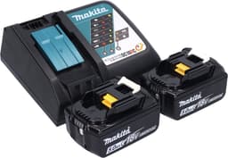 Makita DVC 750 LRT accustofzuiger LXT 18 V 67 mbar 7,5 l borstelloos + 2x accu 5,0 Ah + oplader — thumbnail 4