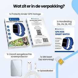 Protectly® GPS Horloge Kind Met Simkaart - 4G - SOS Knop - Smartwatch Kinderen - GPS Tracker Kind - Kinder Smartwatch - Videobellen - HD Camera - Whatsapp en SMS - Elke polsmaat - Incl. Simkaart — thumbnail 11