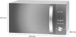 3-in-1 Magnetron met Hetelucht en Grill - 23 Liter RVS Oven tot 2300W — thumbnail 7