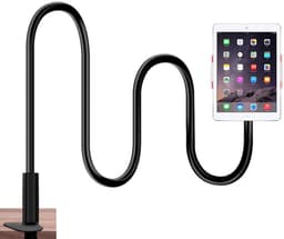 Daity 1 stuk - Tabletstandaard voor naast het bed - verstelbare flexibele arm - tabletklem - compatibel met iPad Air Mini - Galaxy Tabs- Kindle Fire- Switch of andere apparaten van 4,7-10,5 inch (75 cm) — thumbnail 1