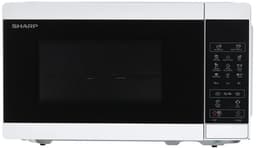 Sharp YC-MG02EW - Vrijstaande Magnetron met Grill - 20L - 800W Magnetron / 1000W Grill - Digitaal Display - Wit — thumbnail 3