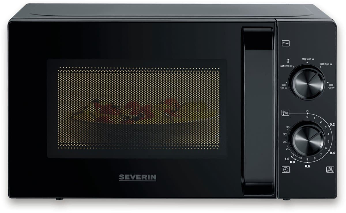 Severin MW 7790 - Solo-magnetron - 20 liter - Zwart — afbeelding 1