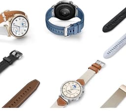 HUAWEI WATCH GT5 46mm Zwart Fluoroelastomeer Horlogeband - golf en 40 meter duiken Verbeterd 24/7 gezondheidsbeheer - Tot 2 weken batterijduur - Compatibel met iOS & Android — thumbnail 8