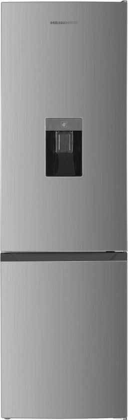 Heinner HC-HM260XWDE++ Koel-vriescombinatie met Waterdispenser – 260 L – Elektronische Temperatuurregeling – Omkeerbare Deur – Zilver – 5 Jaar Garantie — thumbnail 1