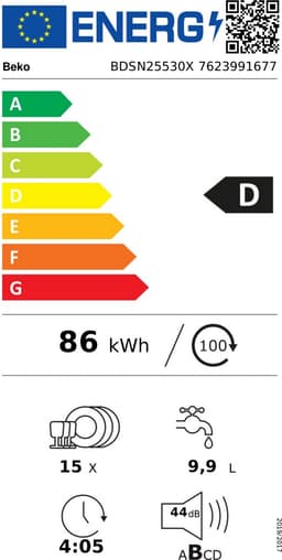 Beko BDSN25530X — thumbnail 2