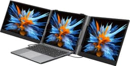 Blackview DCM6 14" Dubbele Draagbare Monitor – Extra Laptopscherm 13-17.3" – Uitbreidingsscherm – Dual Screen – IPS Full HD – Plug & Play – 3x USB-C – Inclusief Kabels & Beschermhoes – Grijs — thumbnail 12