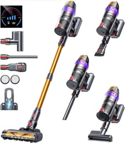 Zimoros Draadloze Stofzuiger - Buture - Steelstofzuiger - 600W - Zuigkracht 65Kpa - 1,5L Stofbeker - Huishoudelijke Apparaten — thumbnail 1