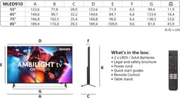 Philips 65MLED910/12 - 65 inch - 4K QD-MiniLED - 2025 - Smart TV — thumbnail 6