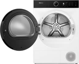 Hisense DH5I804BWCD Wasdroger - Wit - 8kg - C-klasse - ConnectLife - iCare - iDry - Trommelverlichting - RVS - NightDry - Smart Link - Omkeerbare deur — thumbnail 5