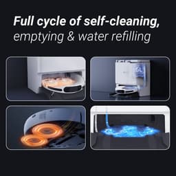EZVIZ RS20 Max - Robotstofzuiger met Dweilfunctie, 13.000Pa Zuigkracht, Automatische Leeg & Reinigingsstation - AI-Obstakelvermijding - Compatibel met Google Assistant & Alexa — thumbnail 6