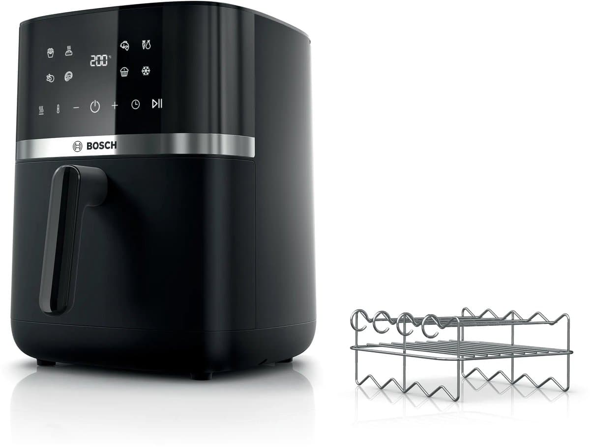 Bosch Serie 4 MAF462B1 friteuse Enkel 6,1 l Vrijstaand 2050 W Heteluchtfriteuse Zwart — afbeelding 1