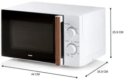 DOMO DO2720 Microgolfoven / Magnetron solo - 20L - 700W - houtlook — thumbnail 8