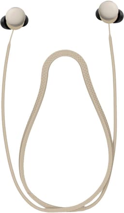 kwmobile Strap Compatible with Google Pixel Buds Pro 2 - Silicone Cord Holder for Wireless Earphones - Beige — thumbnail 2