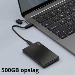 Rolio Externe Harde Schijf - USB 3.1 en USB C - 1Gbps snelheid - 500GB Opslag — thumbnail 3