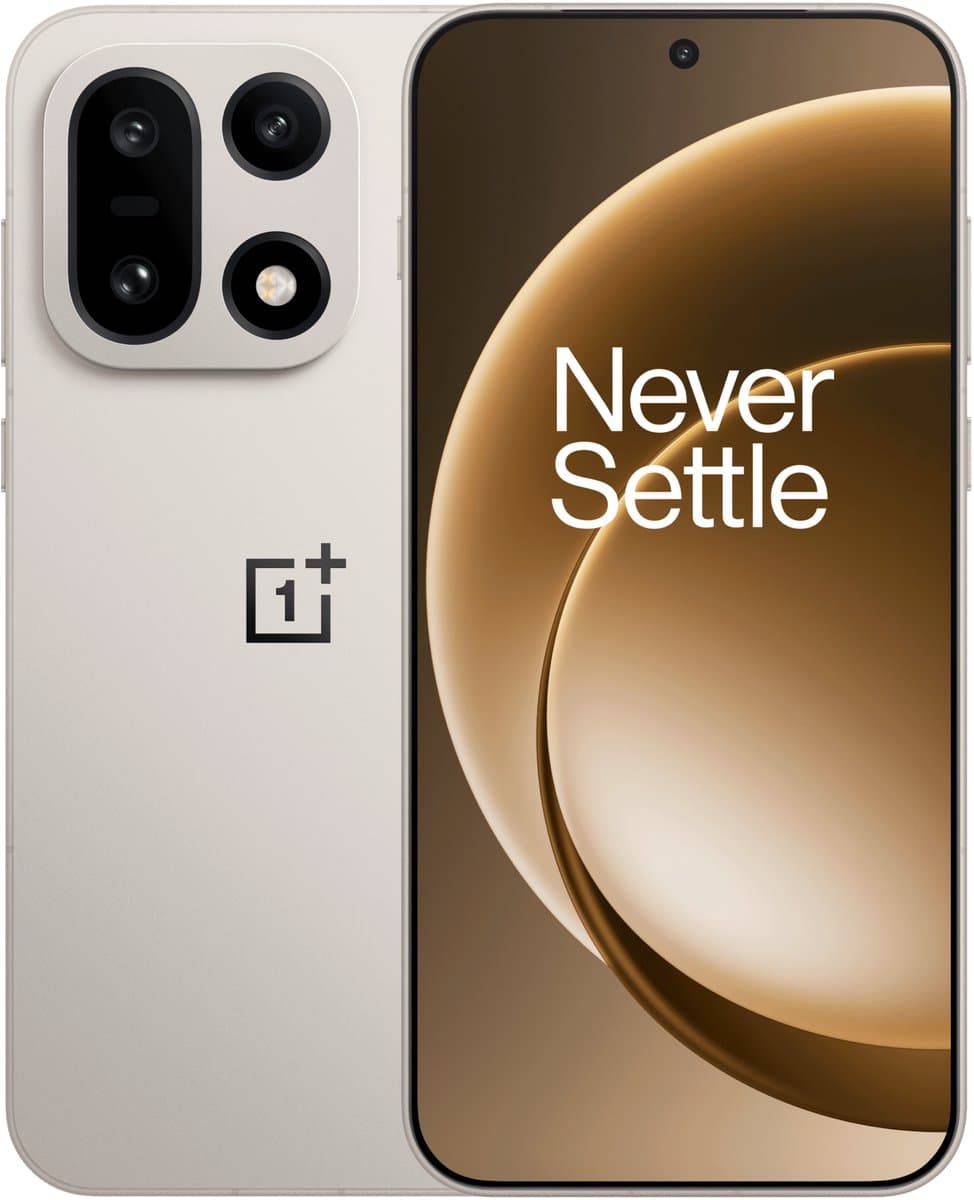 OnePlus 15 5G - 512GB - Sand Storm (Zand) - 16GB RAM - 6.78" 165Hz AMOLED - 7300mAh Accu - 120W SUPERVOOC - Snapdragon 8 Elite — afbeelding 1