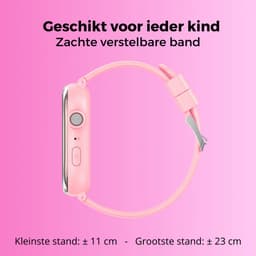 Smartwatch voor Kinderen met Nano SIM, Video Bellen, GPS & 4G - Waterdicht IPX7, WiFi & Bluetooth - SOS Functie - Roze — thumbnail 8
