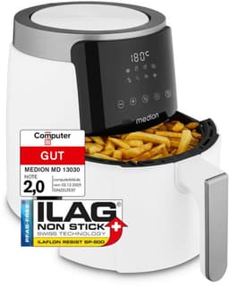 MEDION L Airfryer P40 - 4,7 L - 1500 W - 8 programma’s - Wit — thumbnail 12