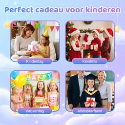 Kindertablet 7 inch - 128GB (64GB+64GB) + 8GB RAM - Tablet - Inclusief Beschermhoes en 64GB SD-kaart - Ouderlijk Toezicht & Lange Batterijduur - Paars — thumbnail 8