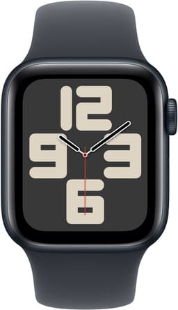 Apple Watch SE 2024 40mm Midnight Aluminium Case with Midnight Sport Band - M/L — thumbnail 2