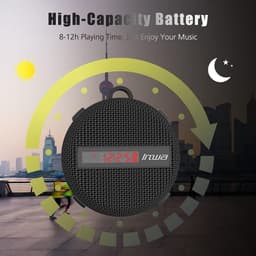 Oneay Waterbestendige draagbare Bluetooth fietsluidspreker – Met microfoon en batterijindicator – Geschikt voor fietsen, wandelen en buitengebruik — thumbnail 8