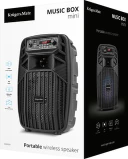 Krüger&Matz Music Box Mini - Draagbare Bluetooth Speaker - 10 W - AUX en USB Ingang — thumbnail 4
